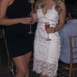 Bardot Botanica Lace Dress - White, Small